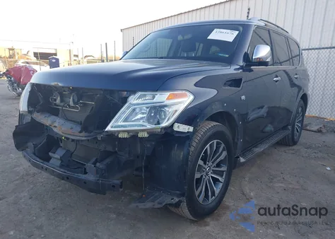 2019 Nissan Armada Sl from USA, damaged, VIN JN8AY2NC5K9585317